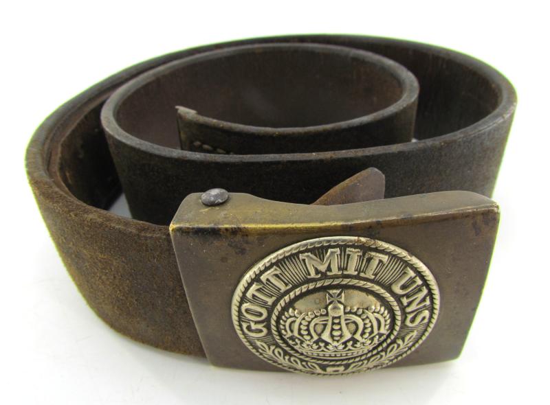 WW1 Prussian EM/NCO's Belt & Buckle