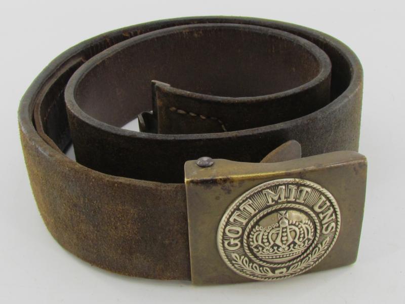 WW1 Prussian EM/NCO's Belt & Buckle