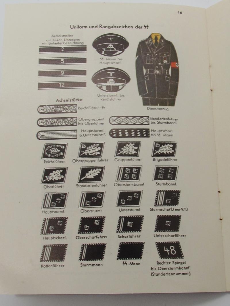 “Deutsche Uniformen” – Early Edition Color Reference Booklet