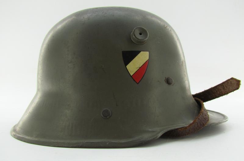German Third Reich, Child's M1916 double decal helmet ( ‘Kinderstahlhelm’ )