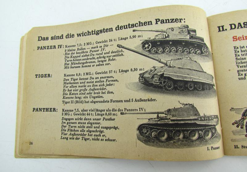 'Panzer Helfen Dir!' Instruction Manual (1944)