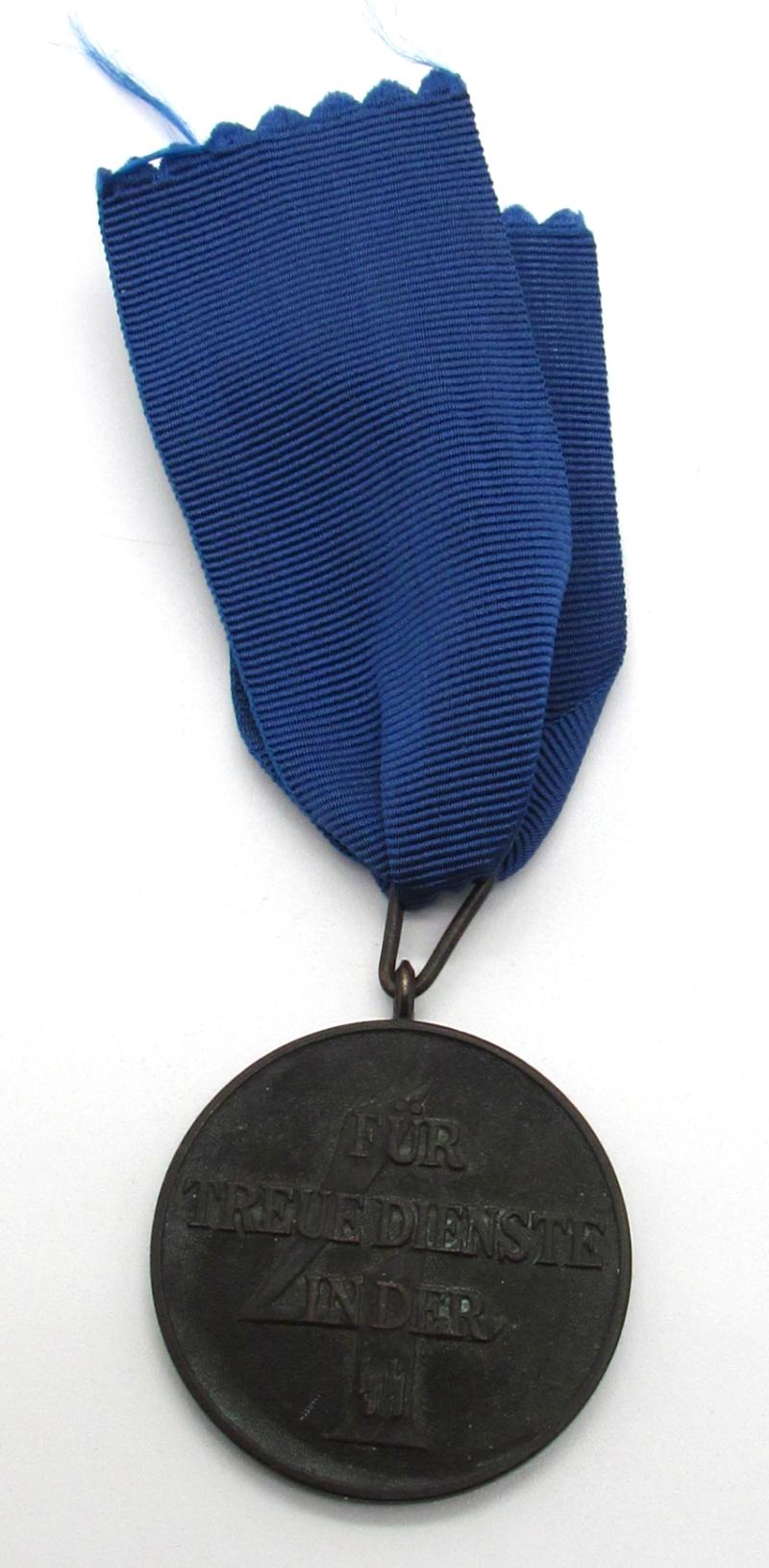 SS Service Medal Four Years ( Mint )