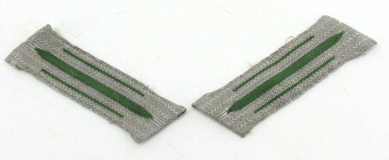 Pair of BeVo 'Polizei' Collar Tabs