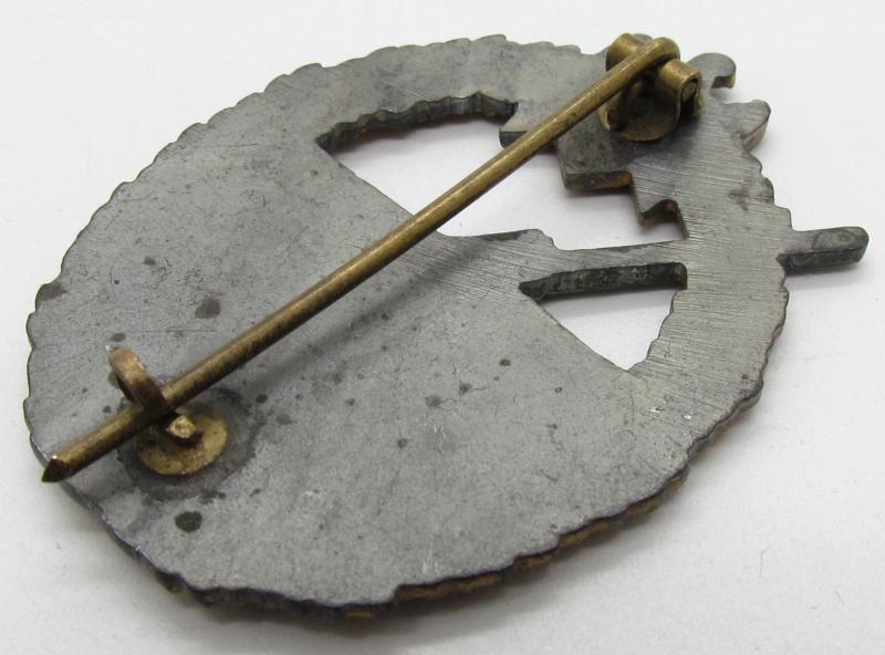 Kriegsmarine coastal artillery war badge by Steinhauer & Lück